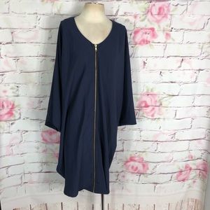 Asos navy loose dress